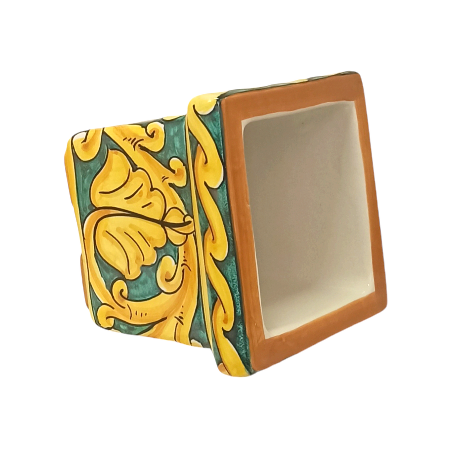 sicilian ceramic plant holder
