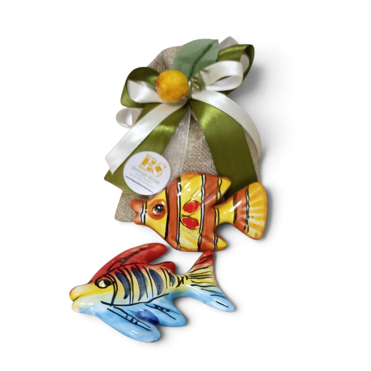 Sicilian Ceramic Fish - Sicilian Party Favor - assorted decorations