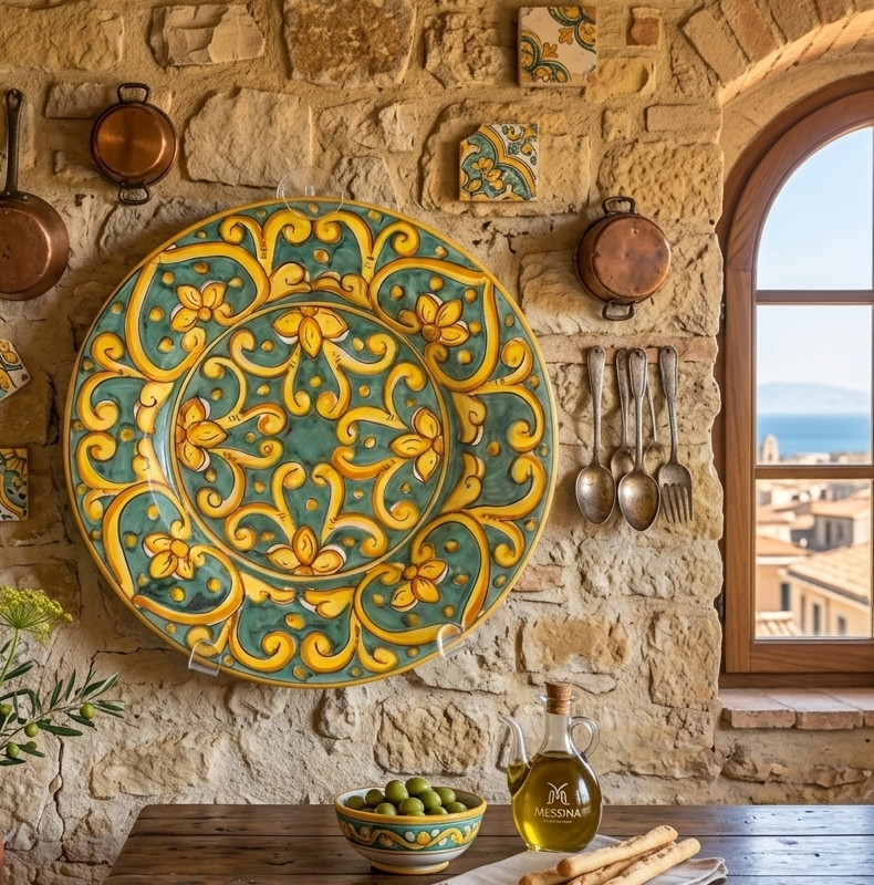 OUTLET - Sicilian Ceramic Plate 45cm