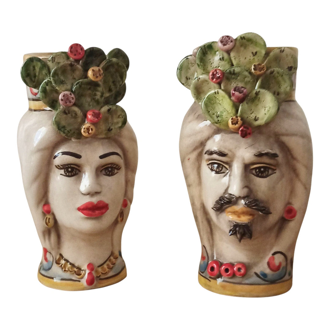 Moorish Heads Sicilian Ceramics from Caltagirone
