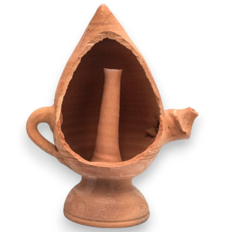 Sicilian Ceramic jug ''Bummulo Malandrino'' h.30 from Santo Stefano di Camastra