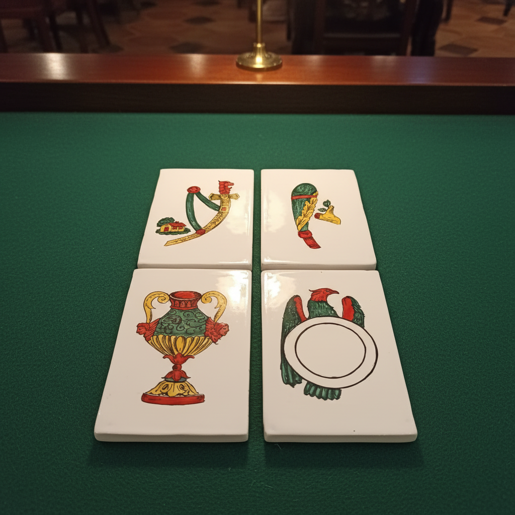 Carte da Gioco Siciliane in Ceramica
