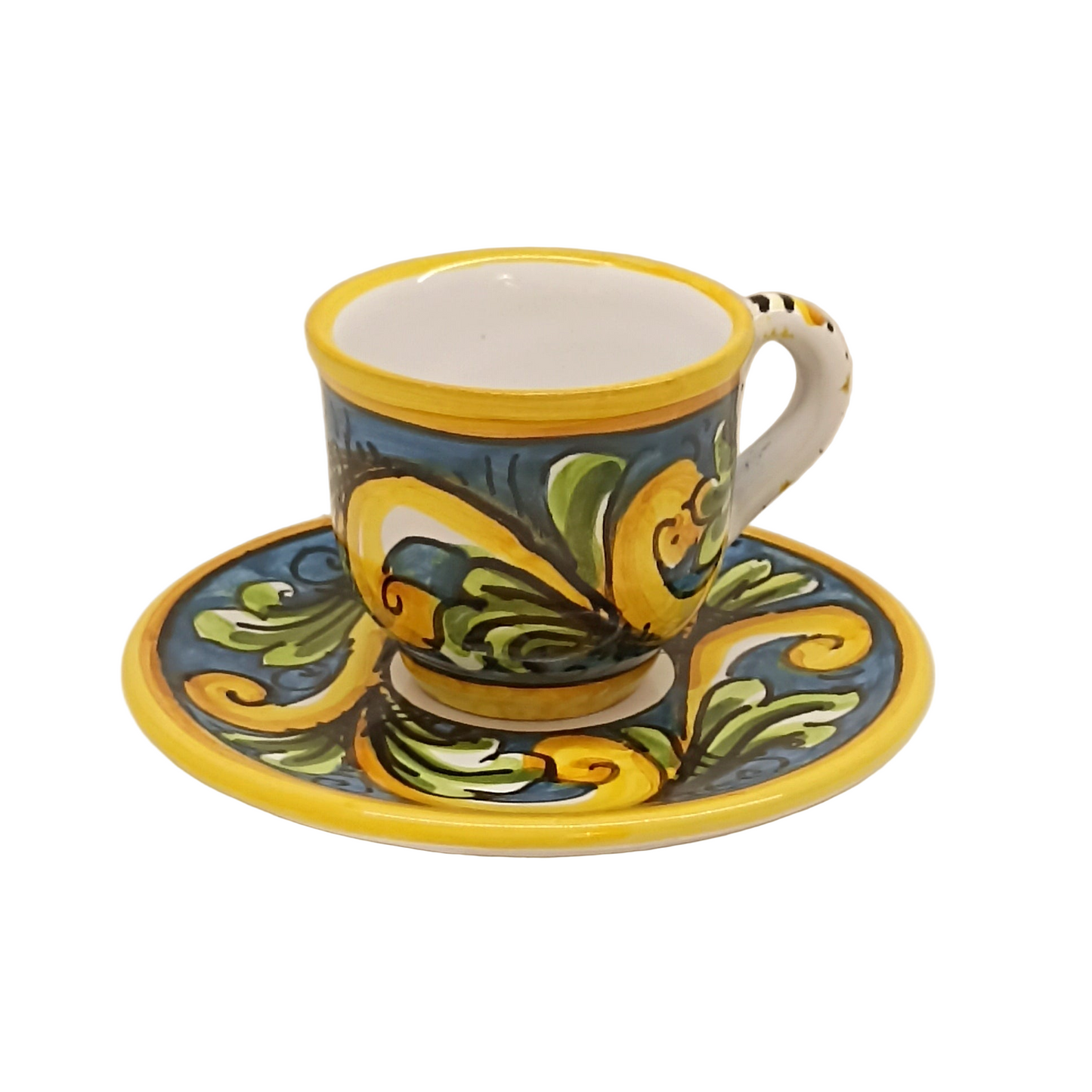 Tazzina Caffè in Ceramica di Caltagirone Sicilia - vari decori