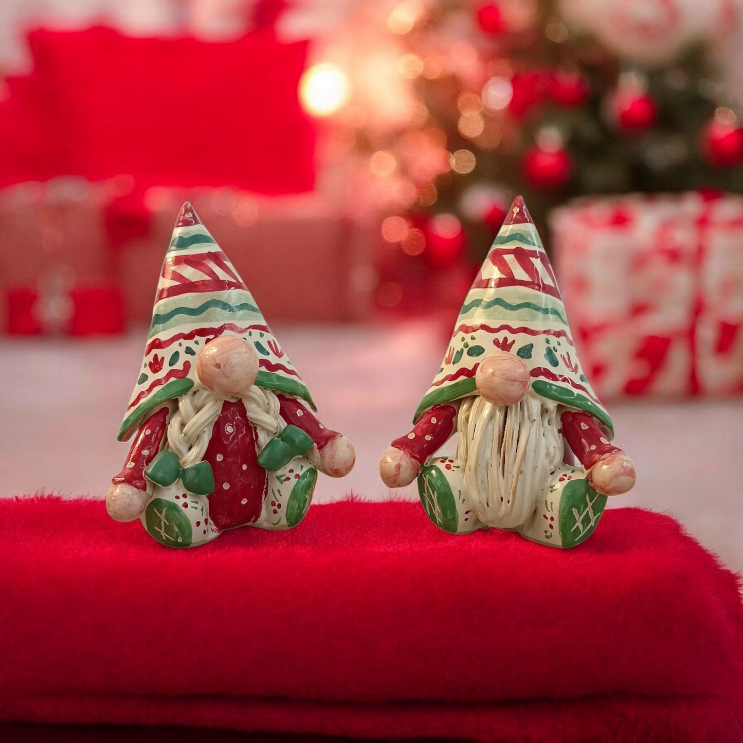 Gnomes 15cm in Sicilian Ceramics from Caltagirone