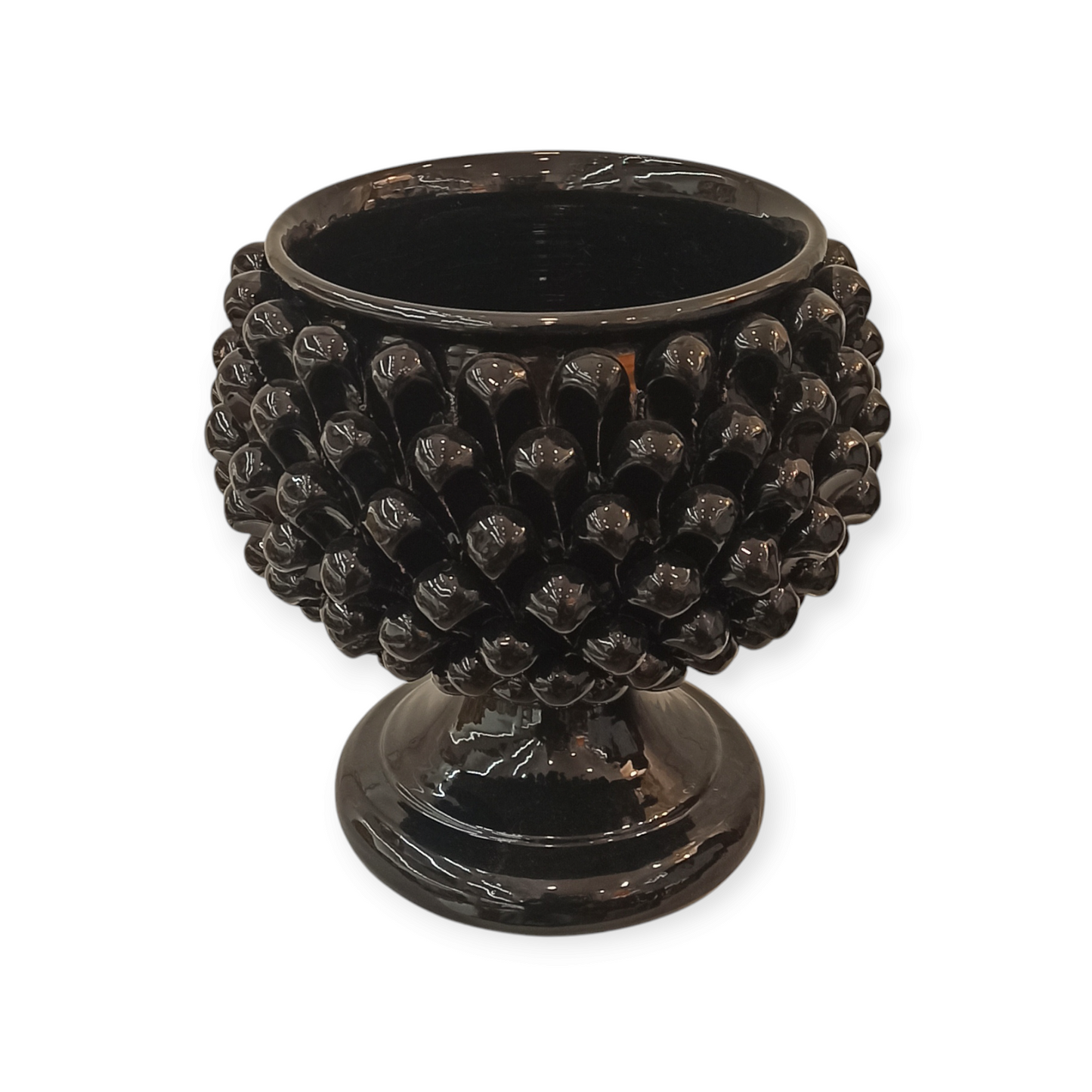 Porta vaso pigna nero prezzo