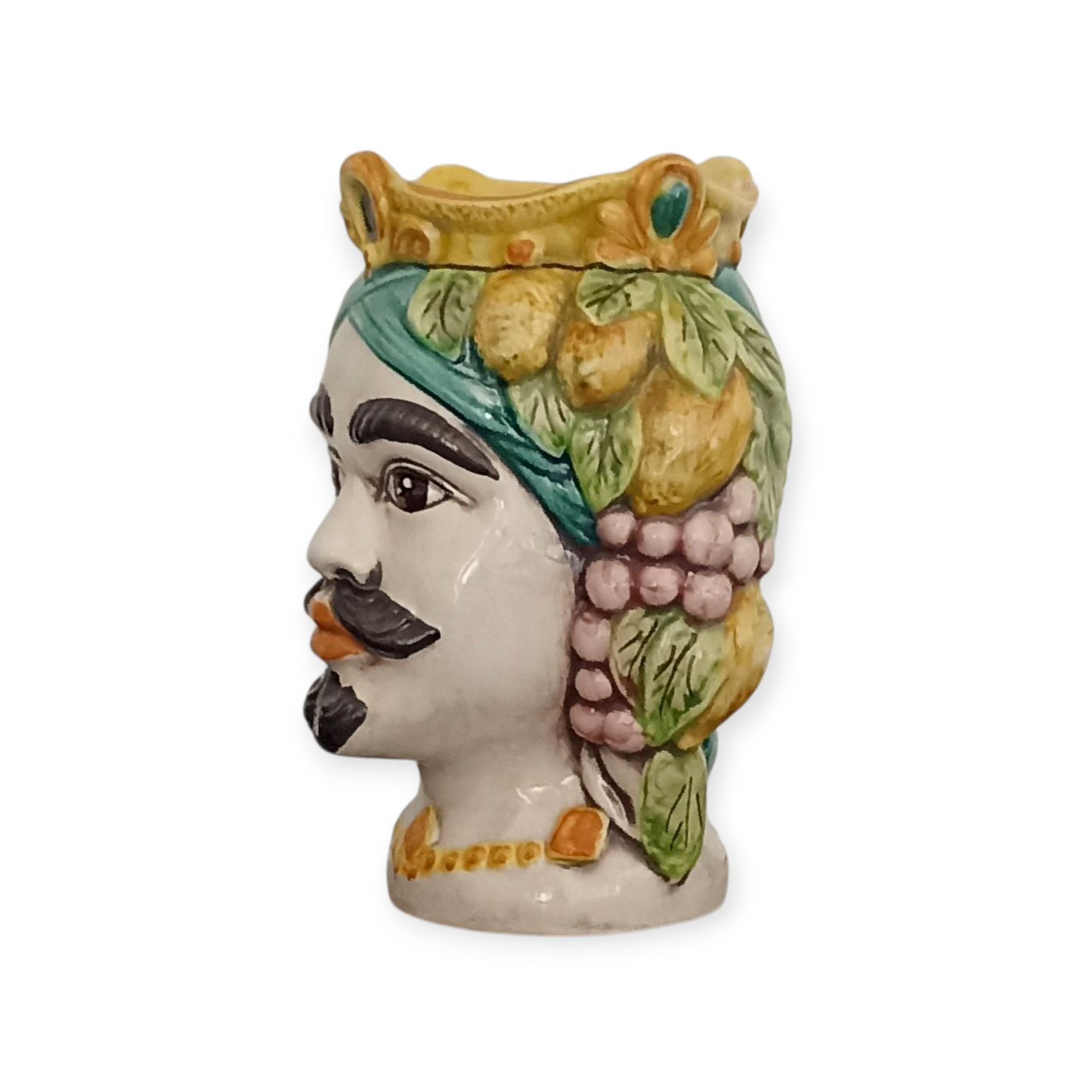 testa siciliana in maiolica