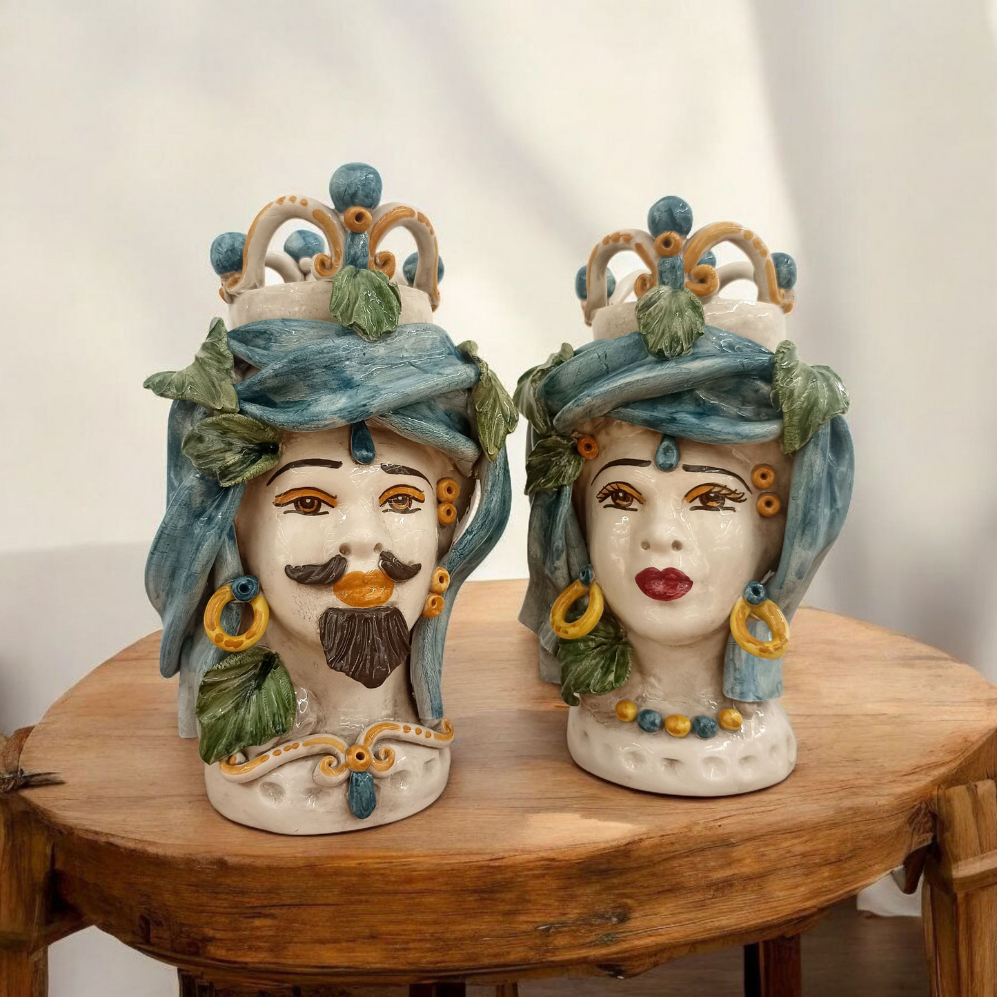 teste di ceramica caltagirone