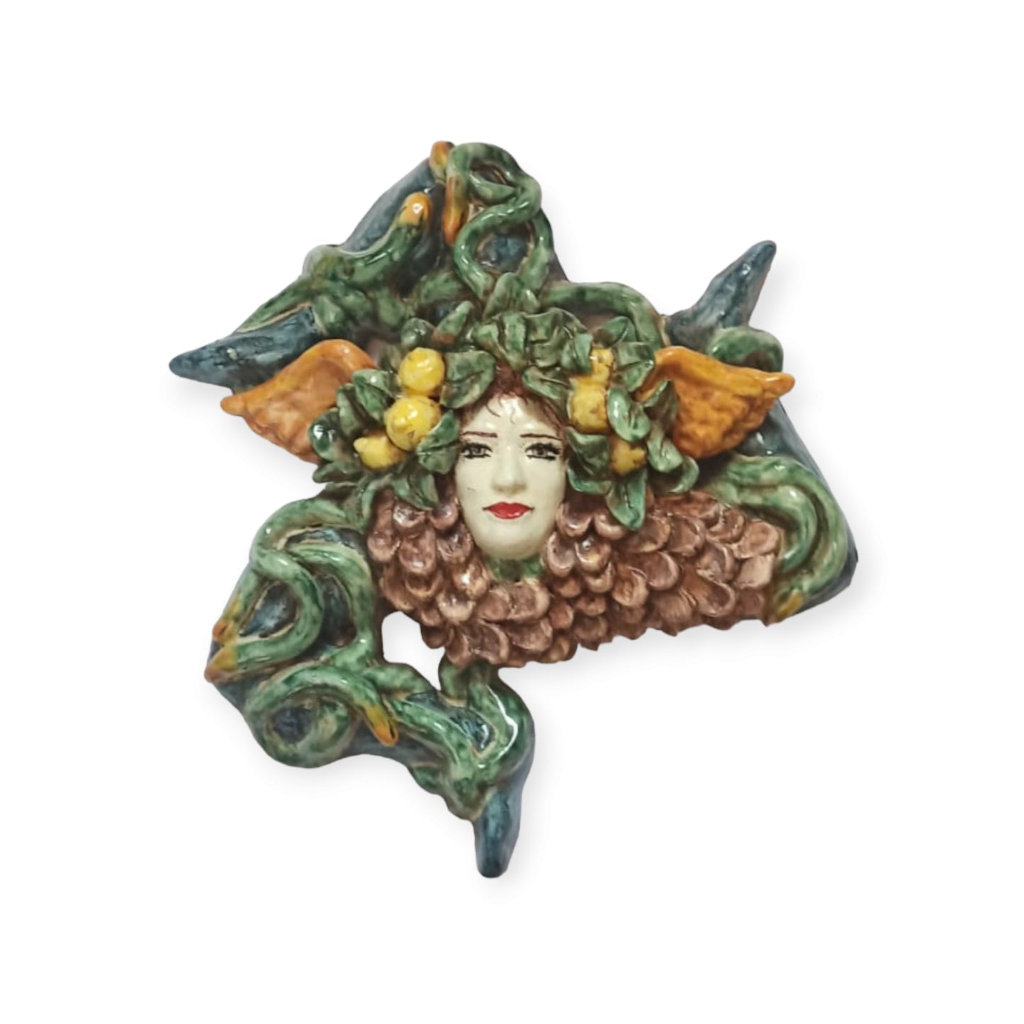 triscele in maiolica di caltagirone