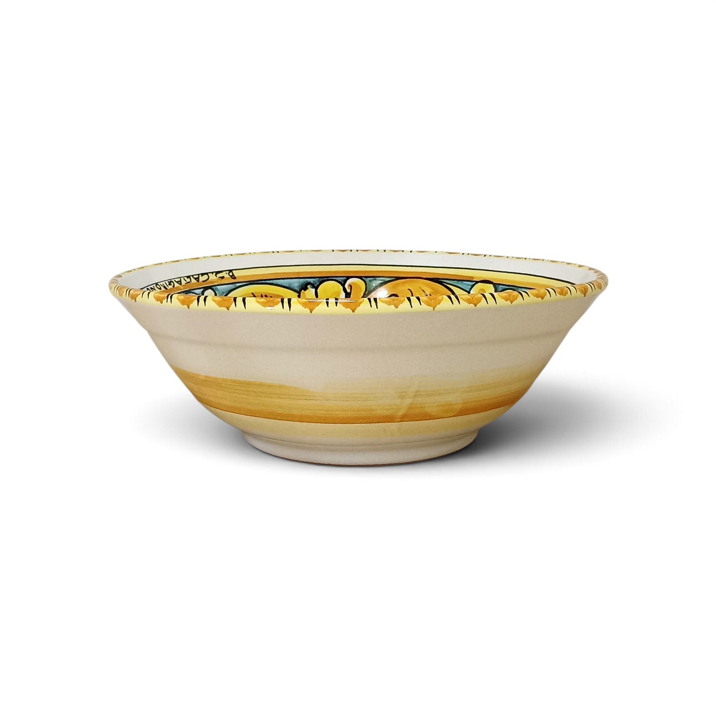 typical bowl in ceramic from caltagirone