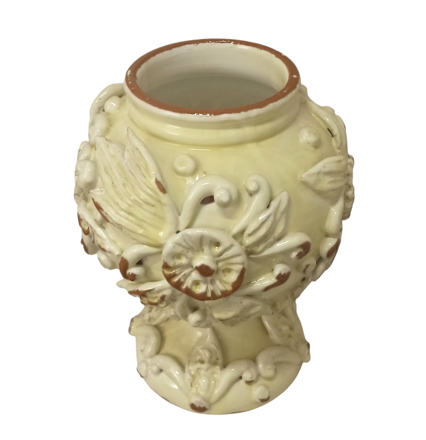 Vaso potiche ceramica caltagirone decorativo