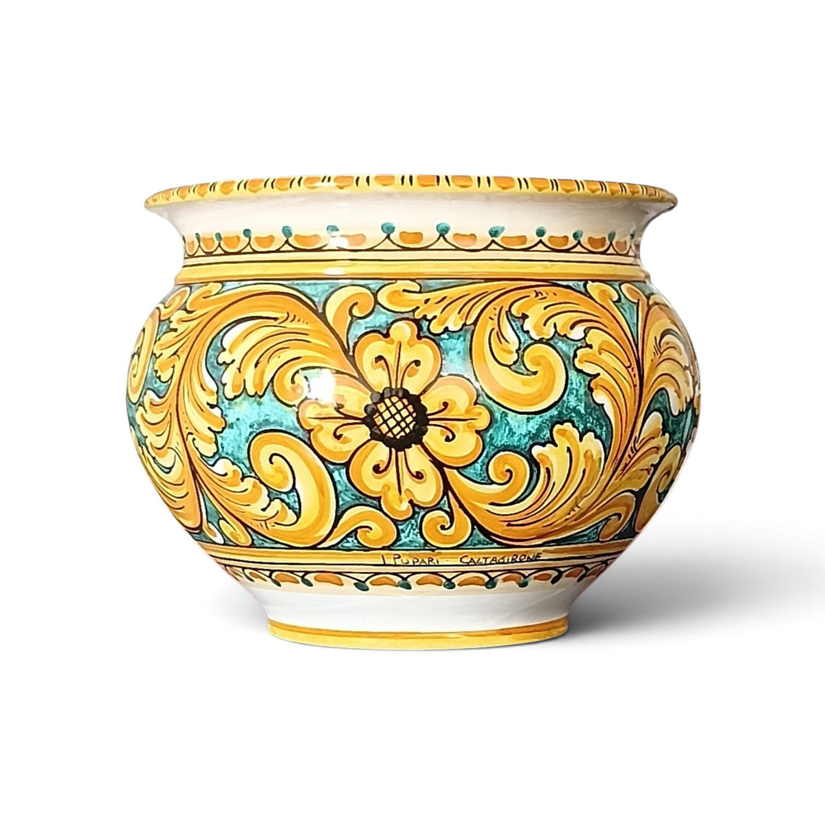vaso di caltagirone in ceramica