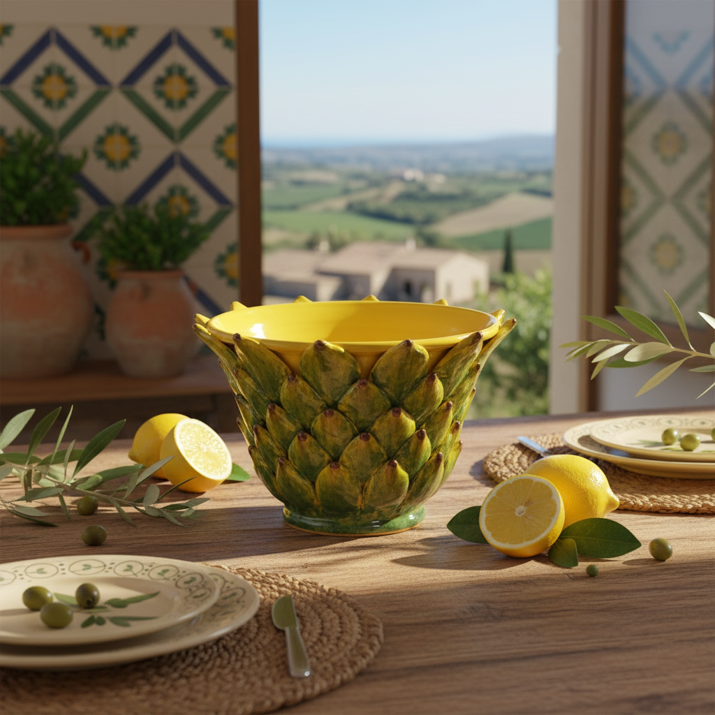 Akanthus ceramica di Caltagirone 