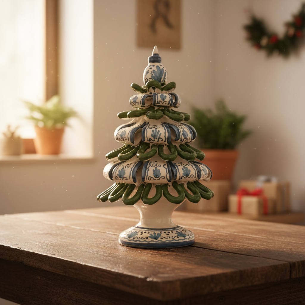 Albero Natalizio decorato di Caltagirone 