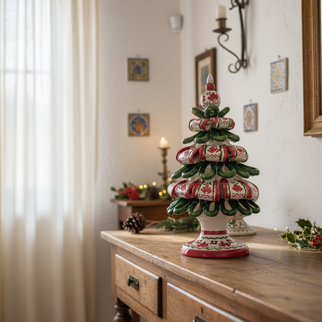 Albero di Caltagirone colorato