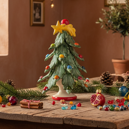 Alberello di Natale in ceramica di Caltagirone 