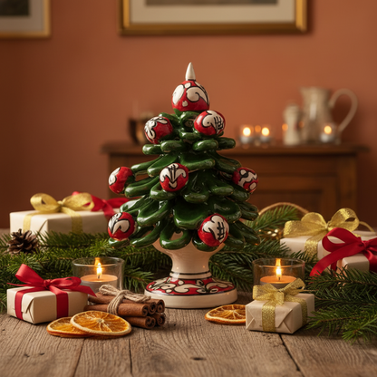 Alberello di Natale in ceramica di Caltagirone 