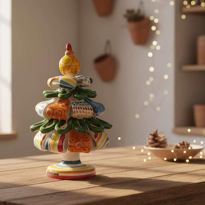 Albero di natale maiolica Sicilia 