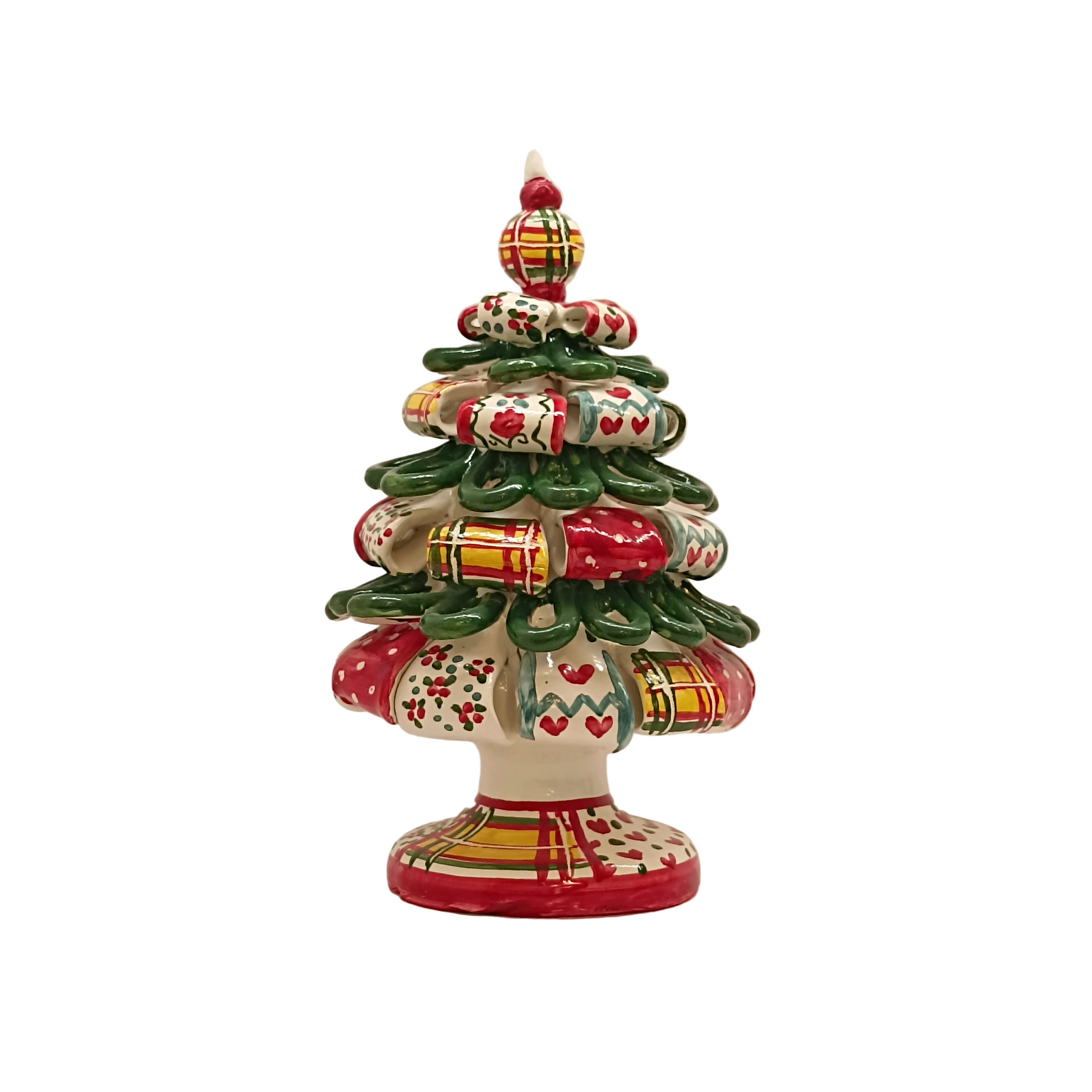 Albero in maiolica originale di Caltagirone 