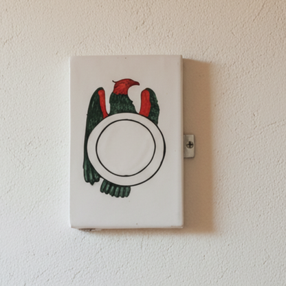 Asso di denari in ceramica di Sicilia