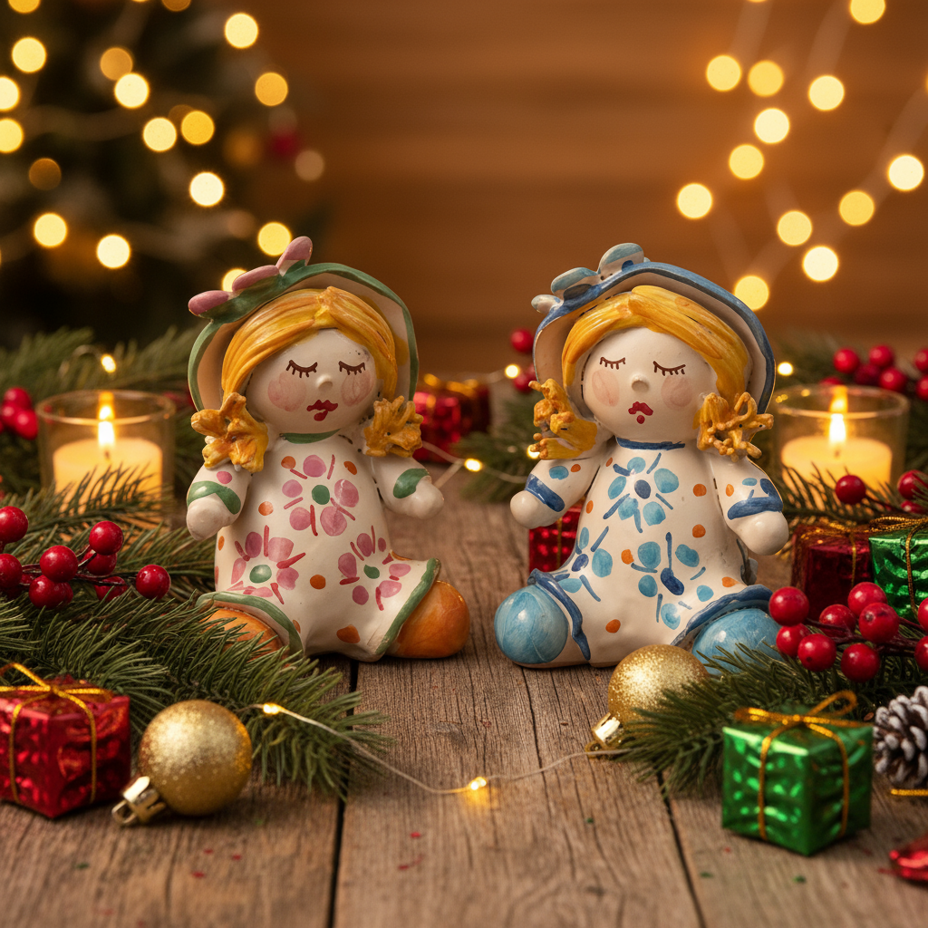 Bambola ceramica Thun 