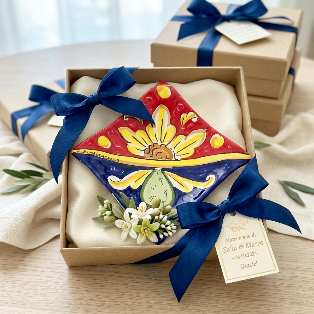 Bomboniera tradizionale Siciliana per matrimonio 