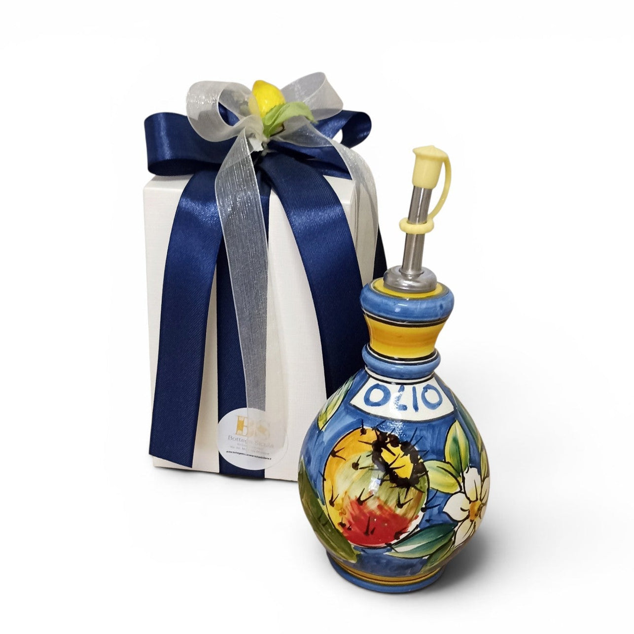 Bottiglia olio decorata bomboniera
