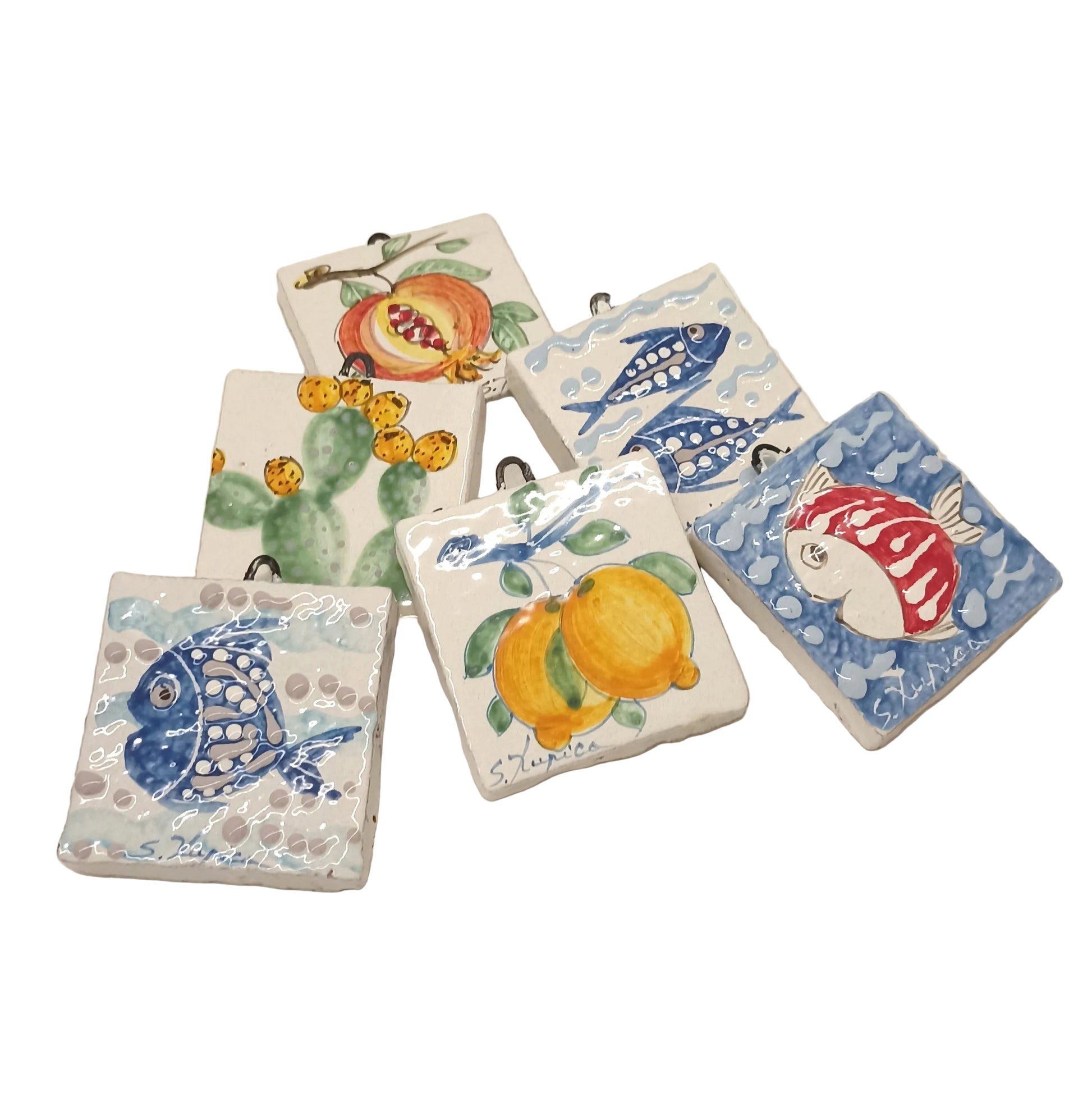 Bomboniera comunione in ceramica di Caltagirone 