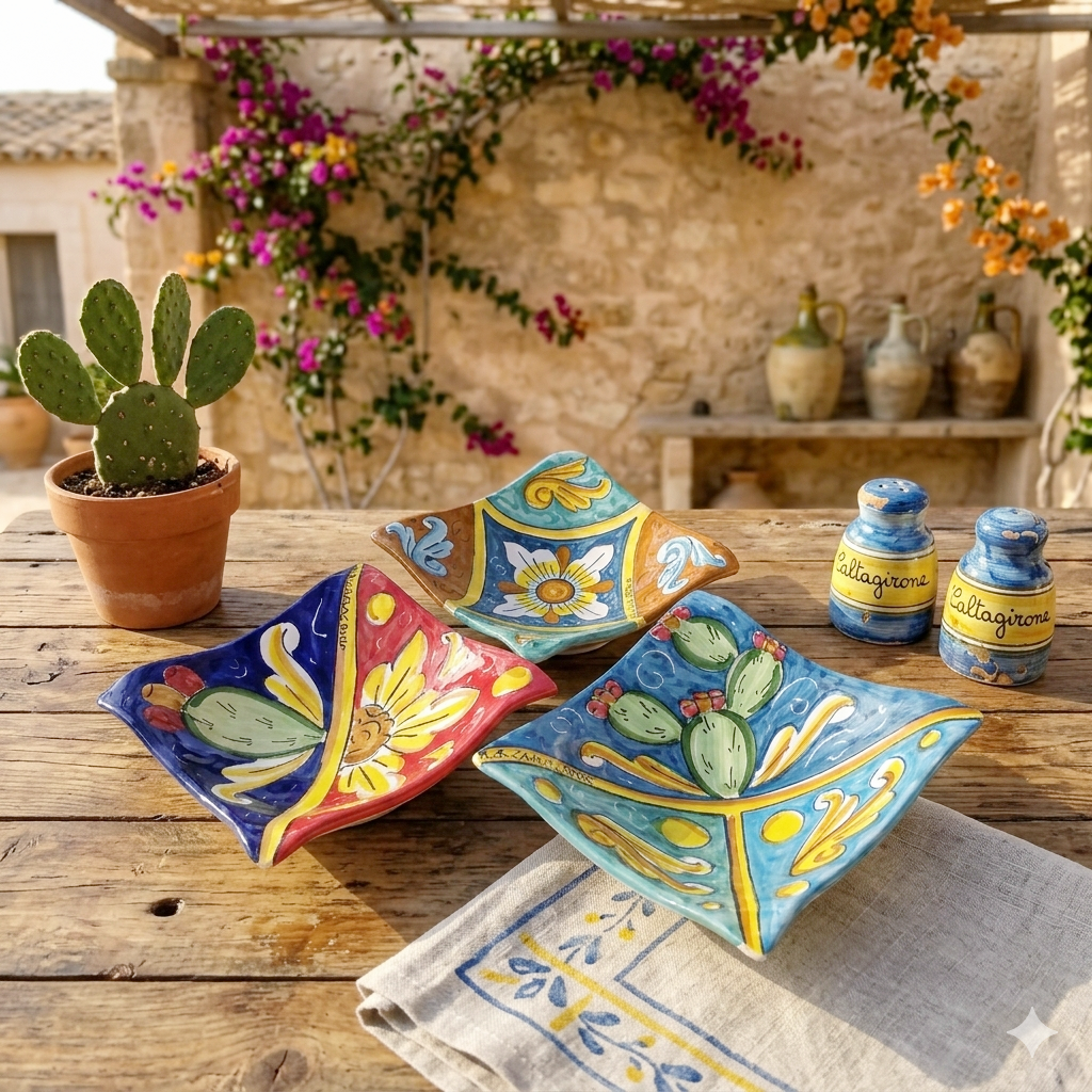 Bomboniera laurea di Caltagirone 