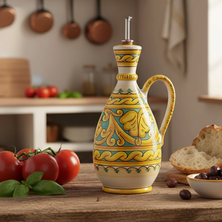 Bottiglia olio extravergine Caltagirone 