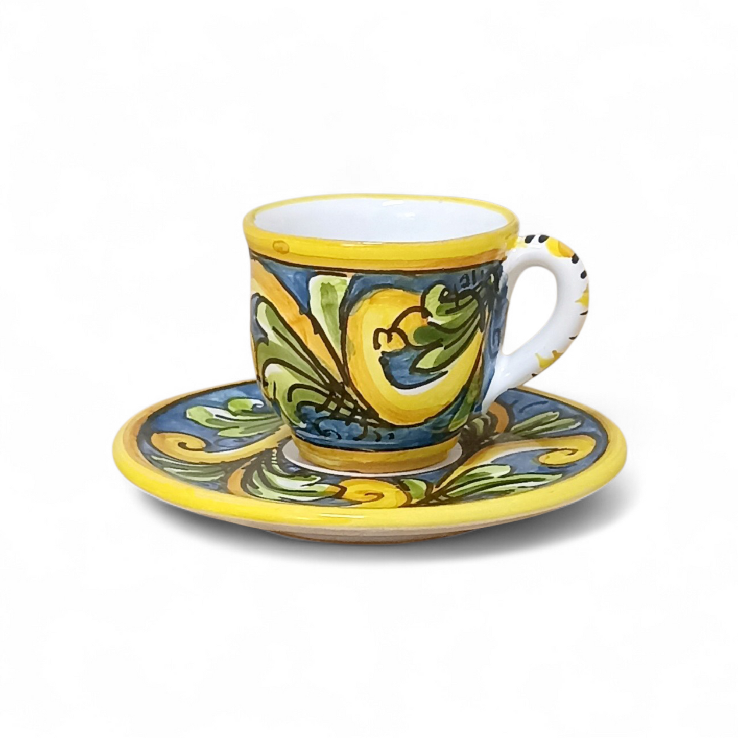 Caltagirone ceramic coffee cup