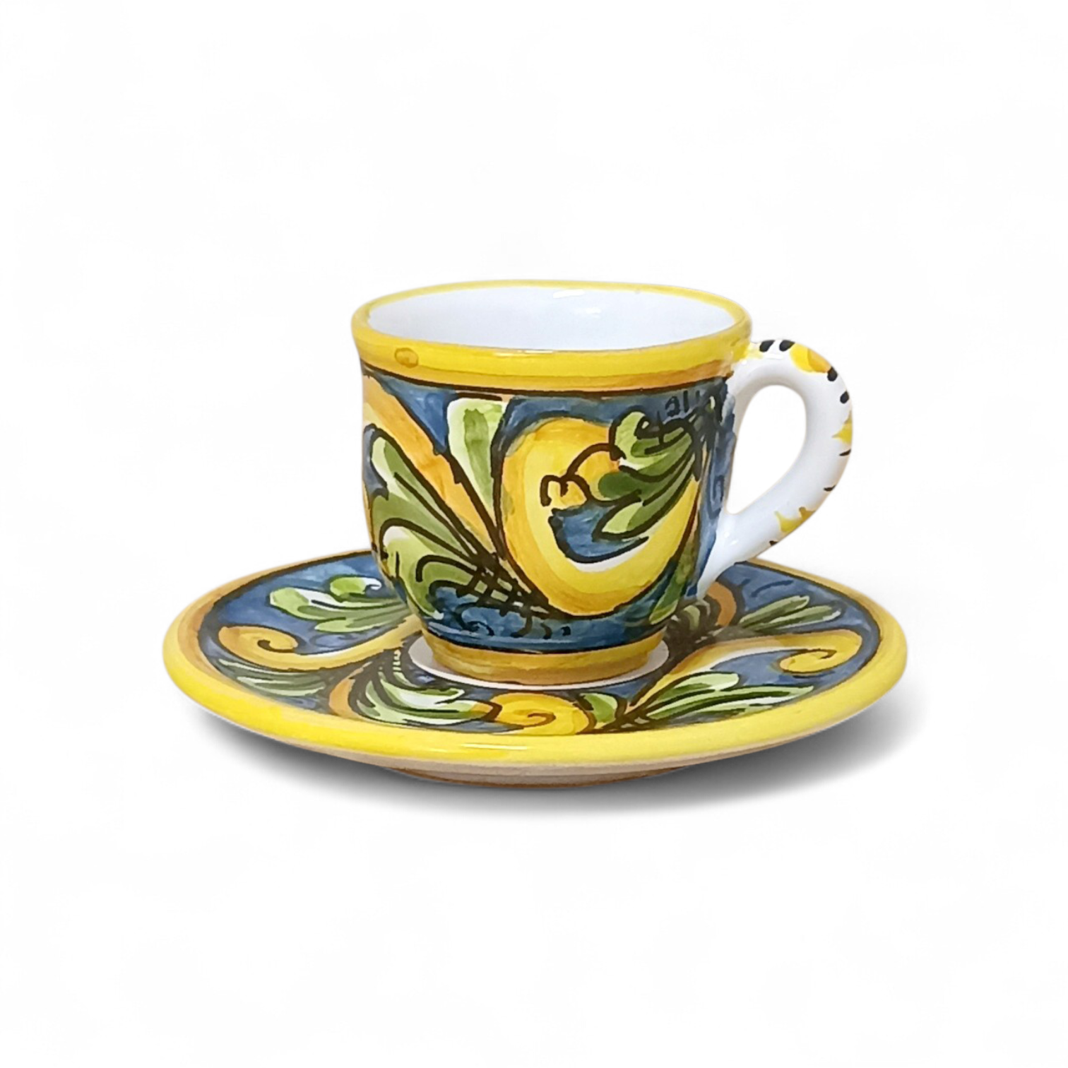 Caltagirone ceramic coffee cup