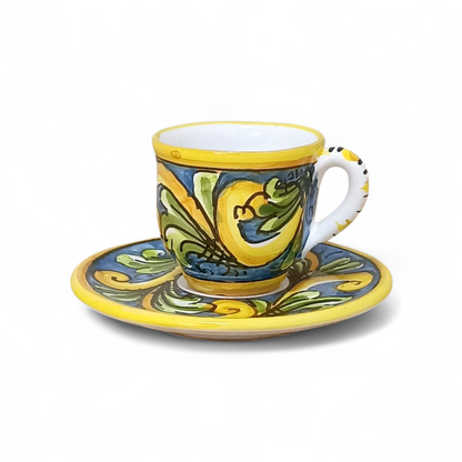 Caltagirone ceramic coffee cup