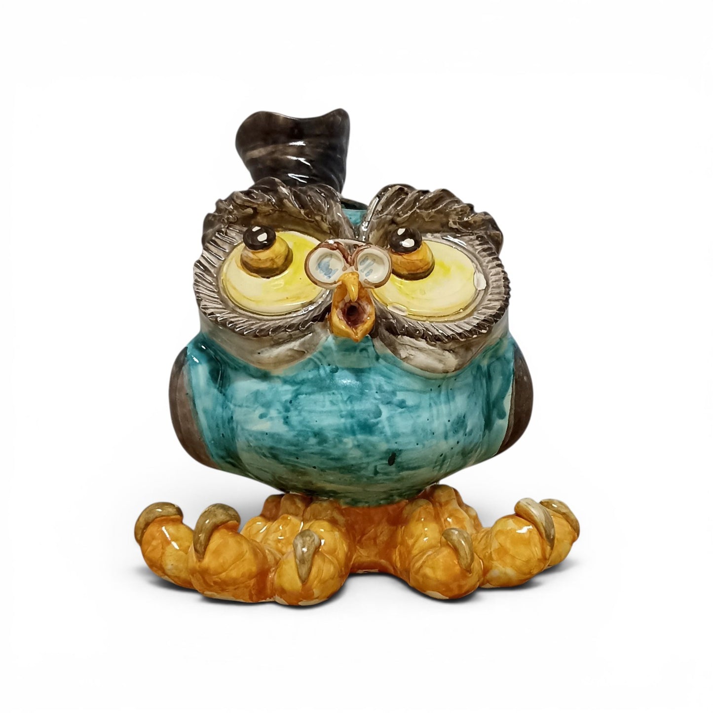 Caltagirone ceramic owl