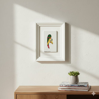 Carta da gioco in ceramica Siciliana 