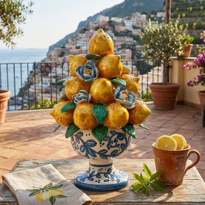 Centrotavola ceramica Caltagirone 