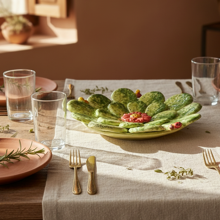 Centrotavola ceramica originale di Caltagirone 