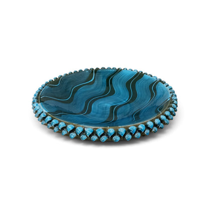 Centrotavola in maiolica