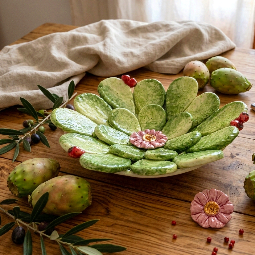 Centrotavola ceramia di Sicilia