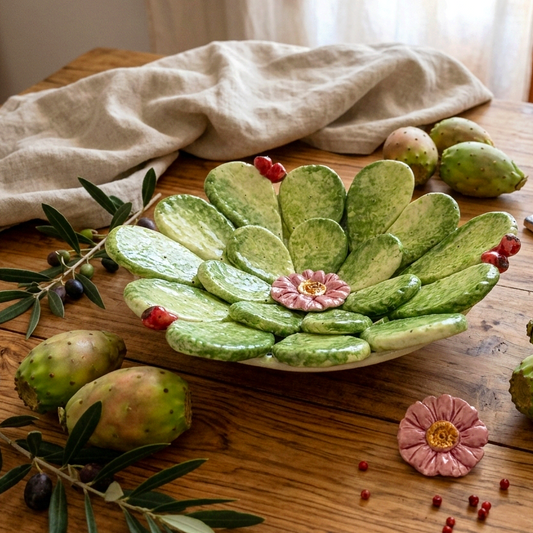 Centrotavola ceramia di Sicilia