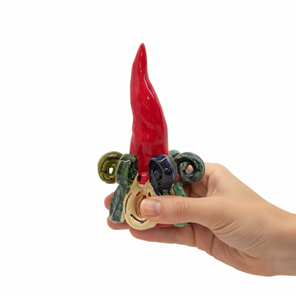 Corno napoletano portafortuna di Caltagirone 