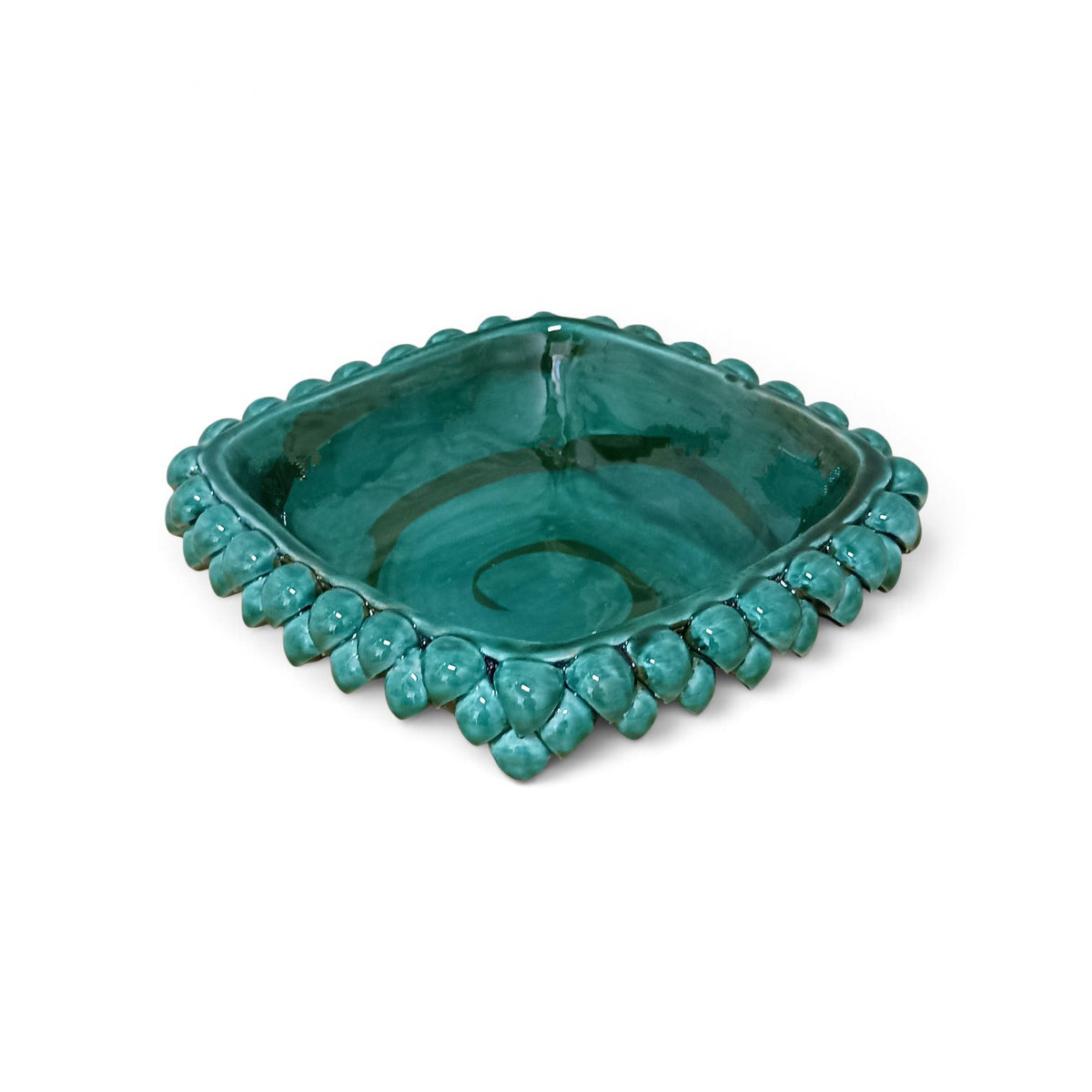 Handcrafted Sicilian majolica centerpiece