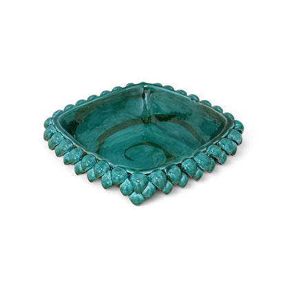 Handcrafted Sicilian majolica centerpiece