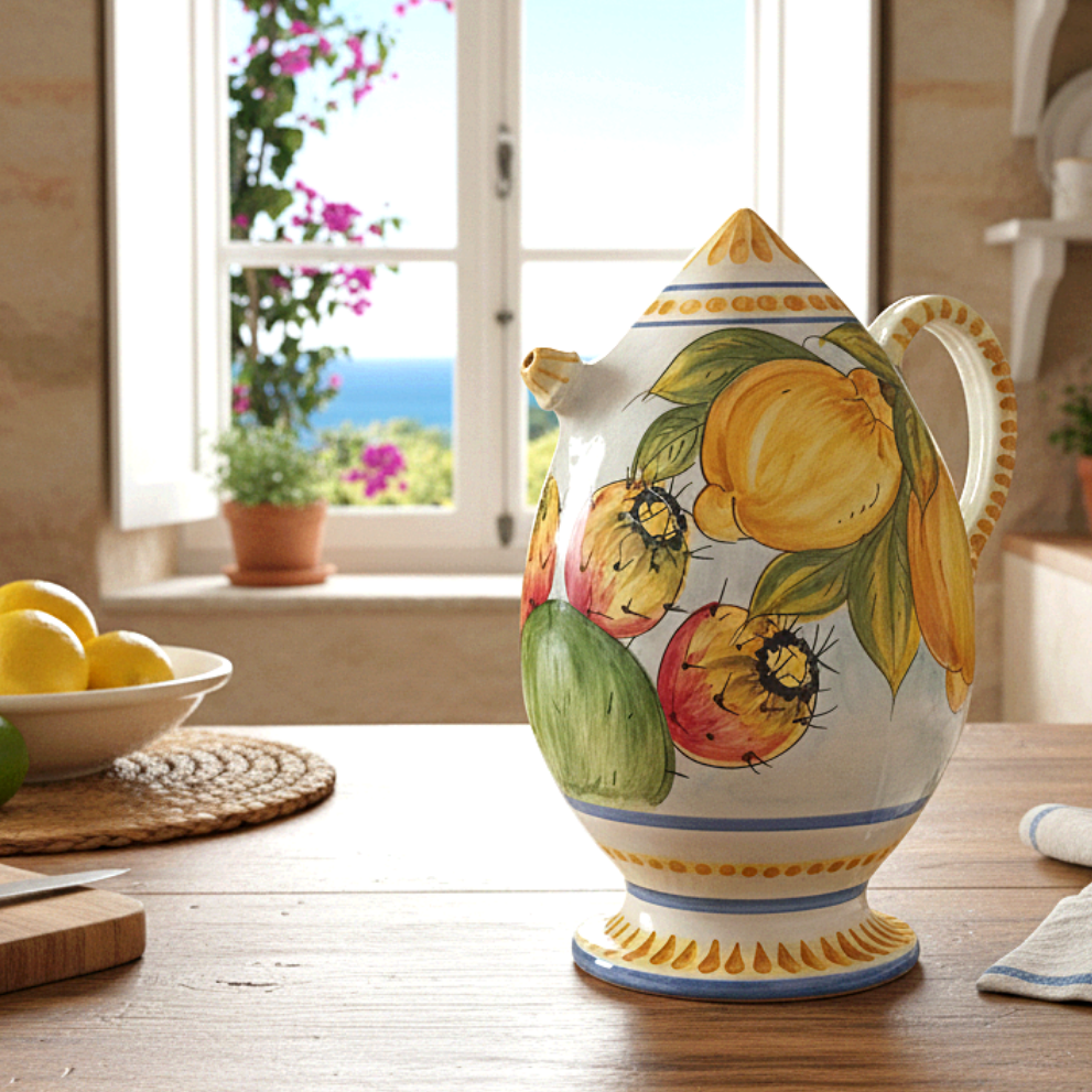 Bummulo Malandrino 30cm in Maiolica Siciliana di Santo Stefano di Camastra