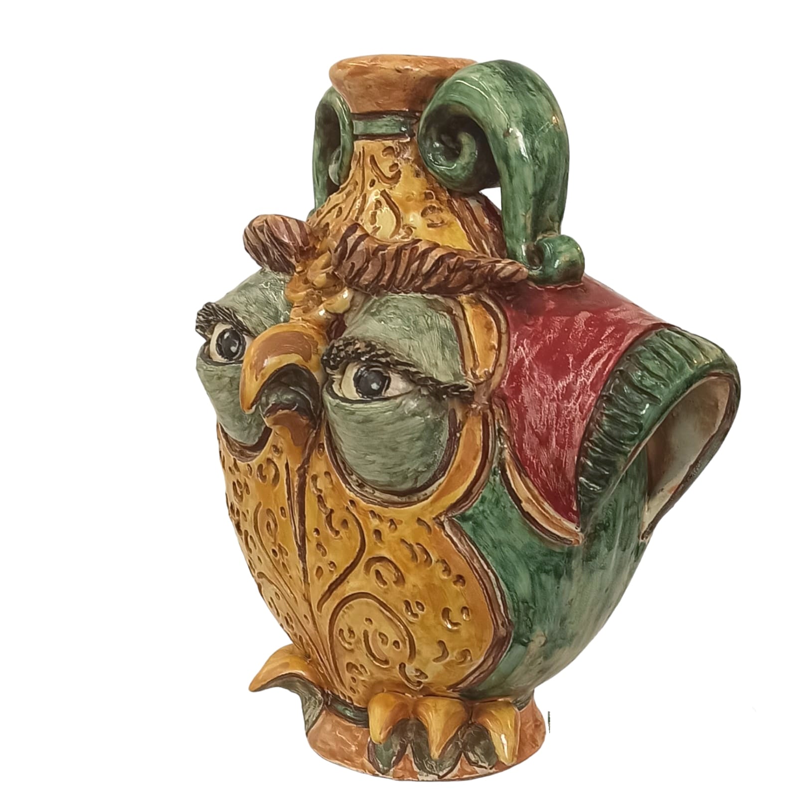 Civetta in ceramica Salvatore Guzzardi