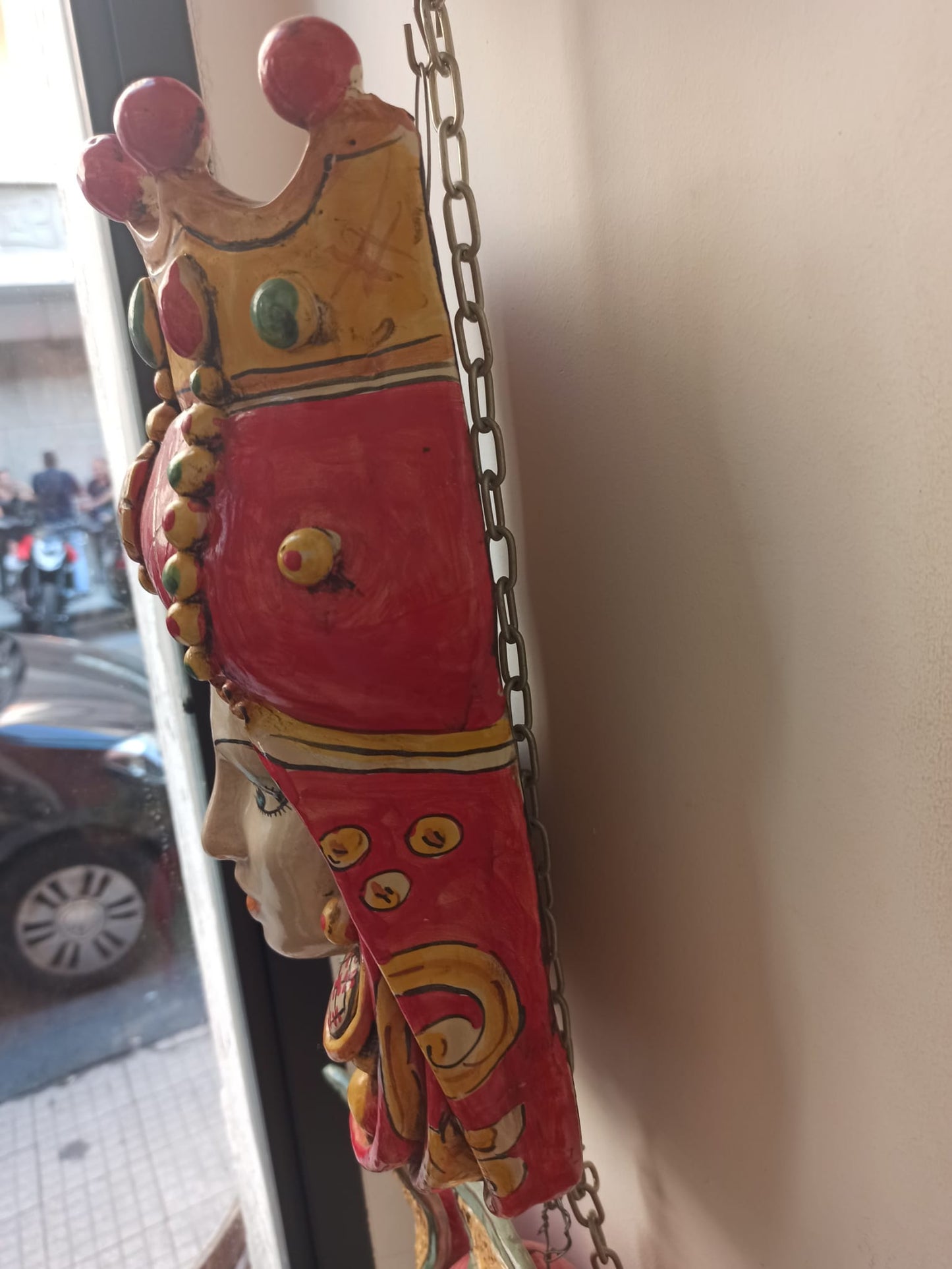 Teste di Moro da Muro in Ceramica Siciliana di Caltagirone