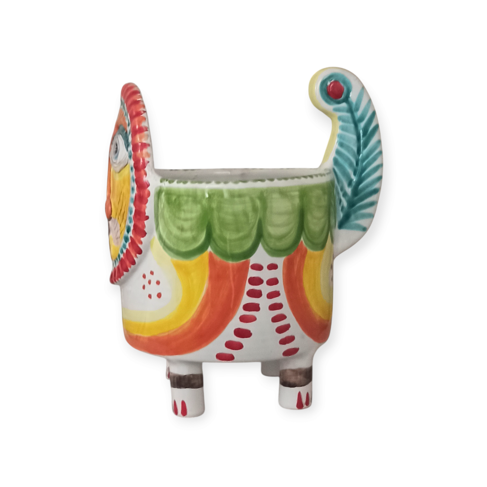 modern sicilian ceramic plant pot