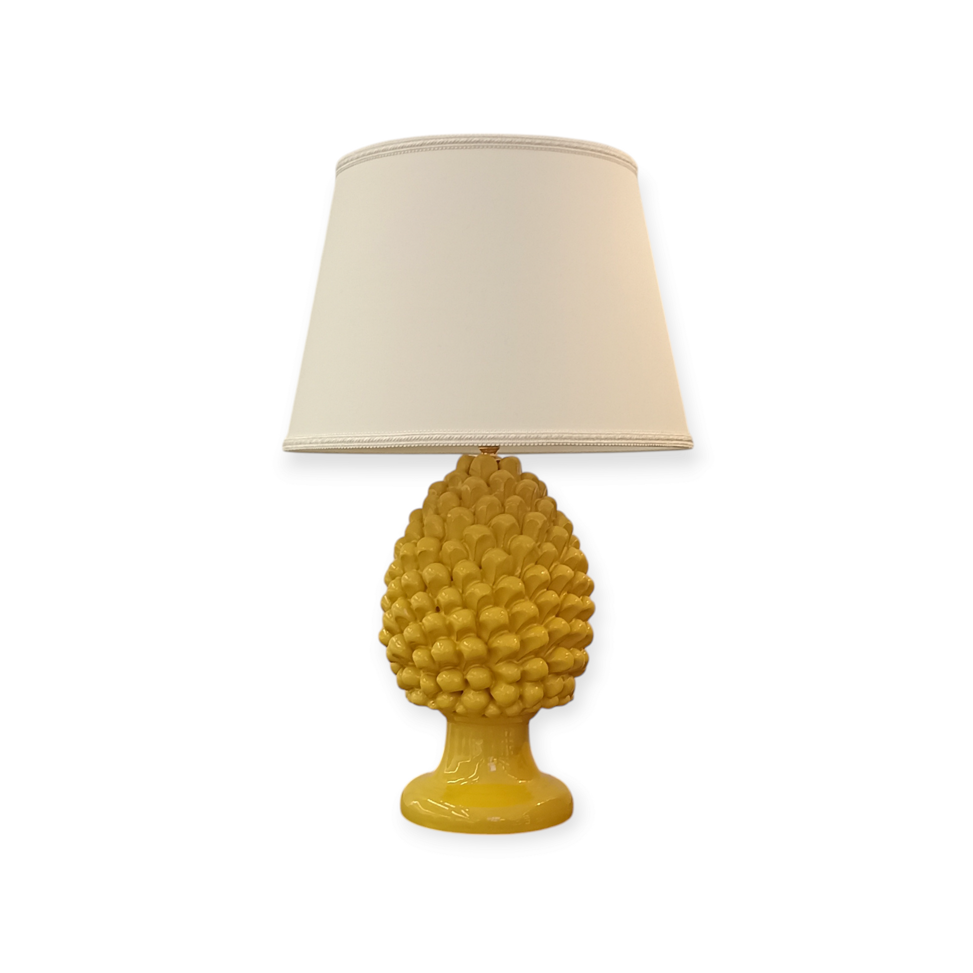 Lampada pigna ceramica