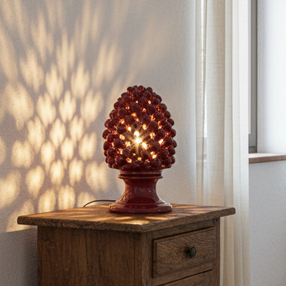 Lume pigna maiolica Siciliana 