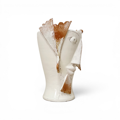 ORIGINAL HEAD IN SICILIAN CERAMIC
