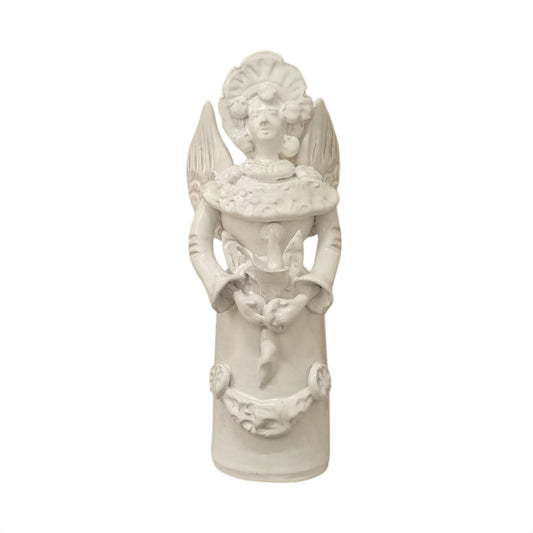 Matrangela in ceramica bianca 